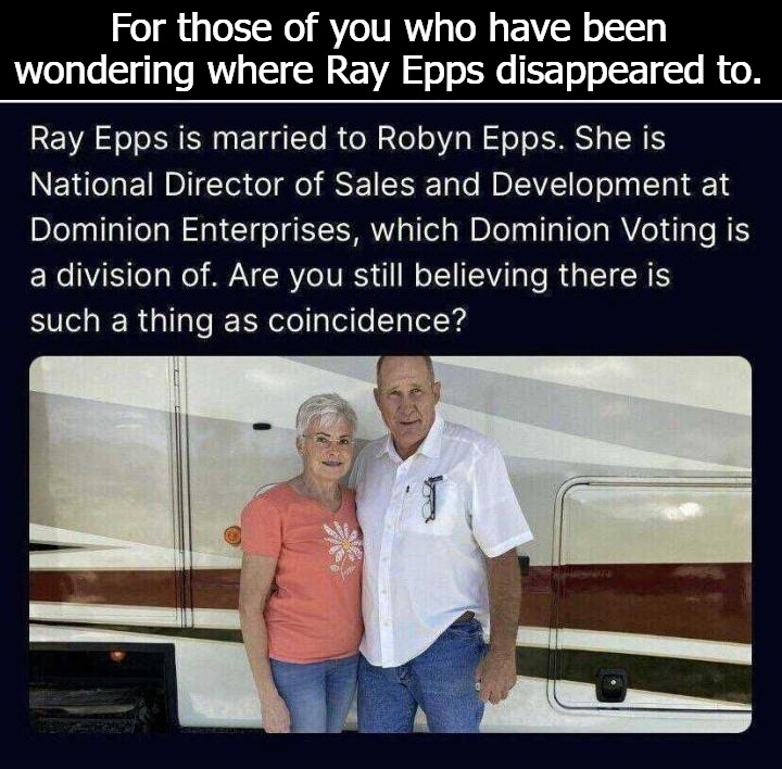 For those of you who have been wondering where Ray Epps disappeared to. | For those of you who have been wondering where Ray Epps disappeared to. | image tagged in dominion voting machines,election fraud,voter fraud,ray epps,agent provocateur,false flag | made w/ Imgflip meme maker