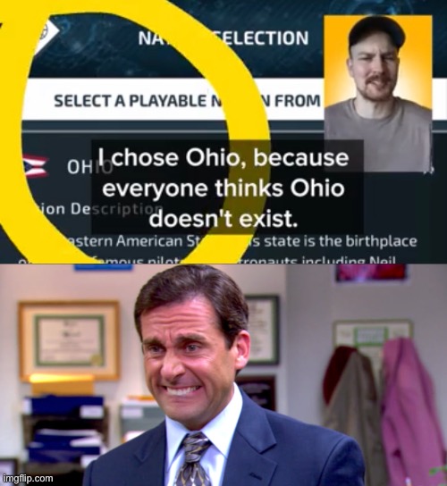 Regular memes #22 | image tagged in micheal scott yikes,the office,ohio,memes,funny | made w/ Imgflip meme maker