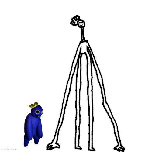 olive fully stretched out (blue for scale) | made w/ Imgflip meme maker