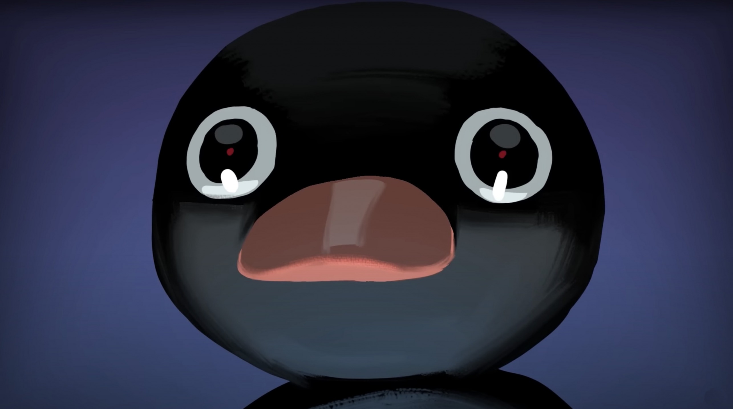 High Quality Terrified Noot Noot Blank Meme Template