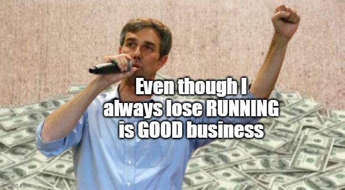 Even though I always lose RUNNING is GOOD business | made w/ Imgflip meme maker