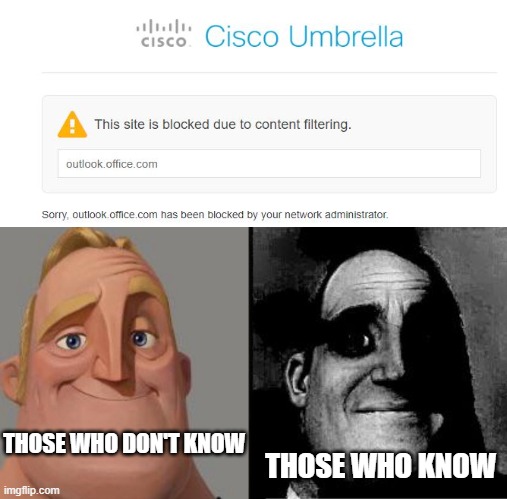 most disappointing thing ever | THOSE WHO KNOW; THOSE WHO DON'T KNOW | image tagged in mr incredible uncanny | made w/ Imgflip meme maker