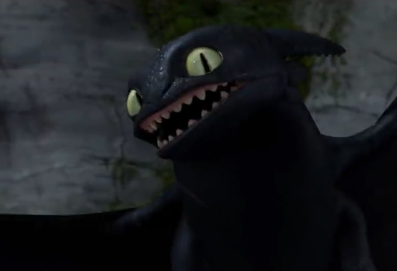 Scared Toothless (HTTYD) Blank Meme Template