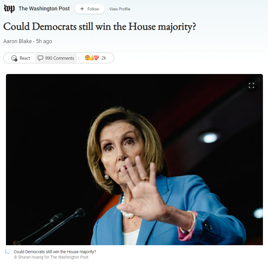 Could Democrats still win the House majority 2022 midterms Blank Meme Template