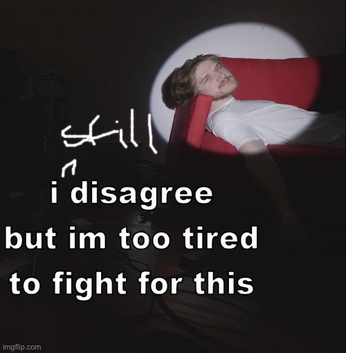im too tired to fight | image tagged in im too tired to fight | made w/ Imgflip meme maker