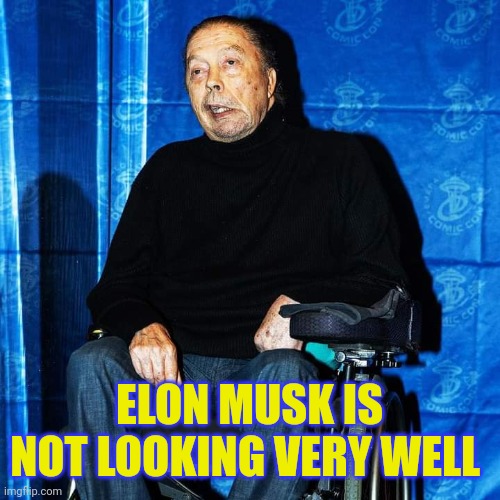 Elon musk | ELON MUSK IS NOT LOOKING VERY WELL | image tagged in elon musk | made w/ Imgflip meme maker