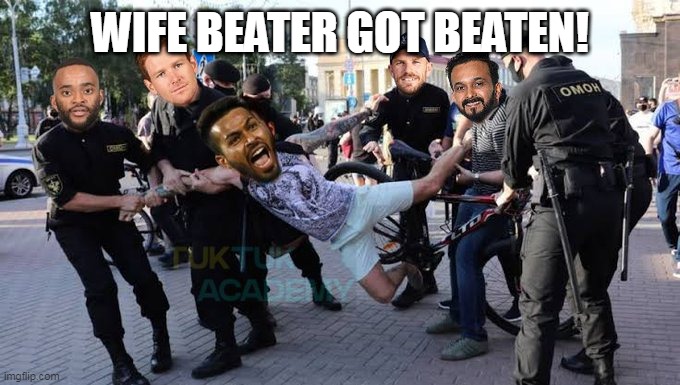 WIFE BEATER GOT BEATEN! | made w/ Imgflip meme maker