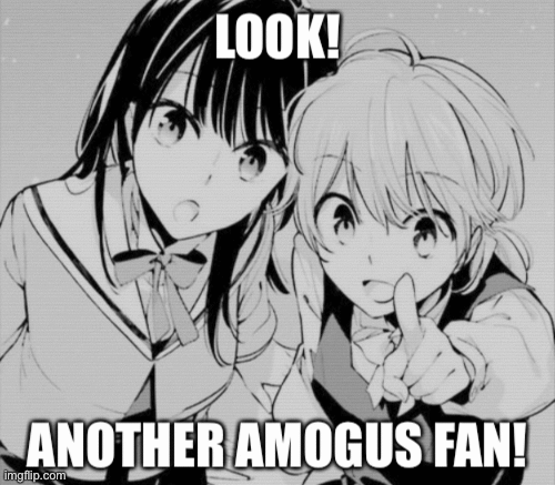 LOOK! ANOTHER AMOGUS FAN! | image tagged in 4m0gb4ll5,amogballs,amogus,amogussy,amogussy sussy baka balls,pussycumshartqueef | made w/ Imgflip images-to-gif maker