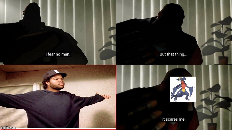 ice cube | image tagged in tf2 heavy i fear no man,pokemon,anime,funny memes,memes | made w/ Imgflip meme maker