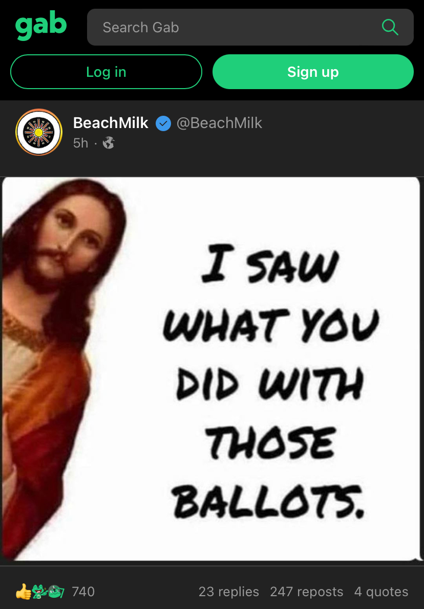 Jesus I saw what you did with those ballots Blank Meme Template