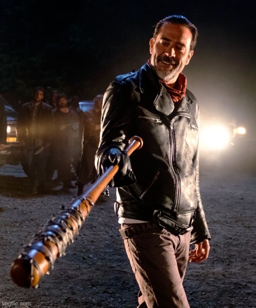 Negan & Lucille | image tagged in negan lucille | made w/ Imgflip meme maker