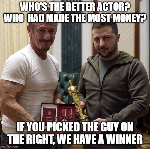 Who's the better actor? Blank Meme Template