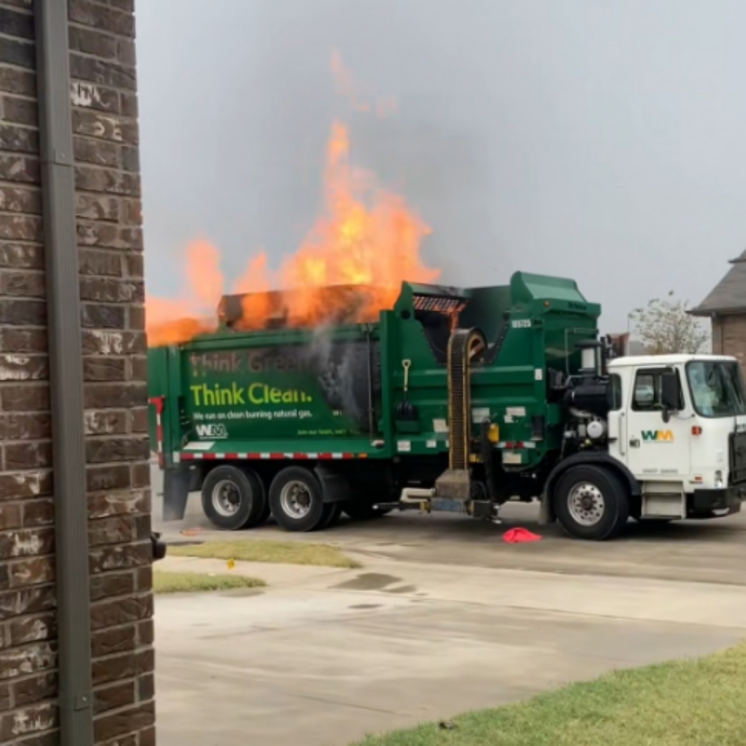 Mobile Dumpster Fire Blank Meme Template