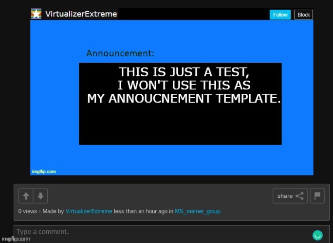 His temp was blu, | made w/ Imgflip meme maker