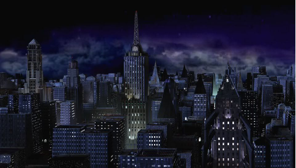 New York Out - Renamed Gotham City Blank Meme Template