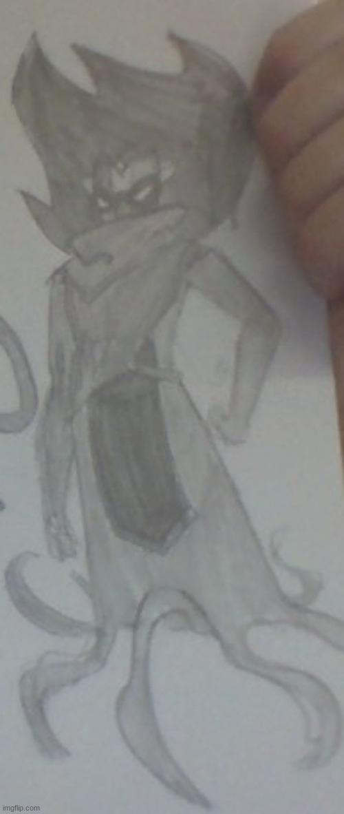 a messy shadow weaver sketch | made w/ Imgflip meme maker