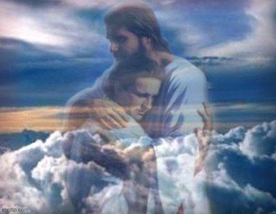 God loves you | image tagged in god's love | made w/ Imgflip meme maker