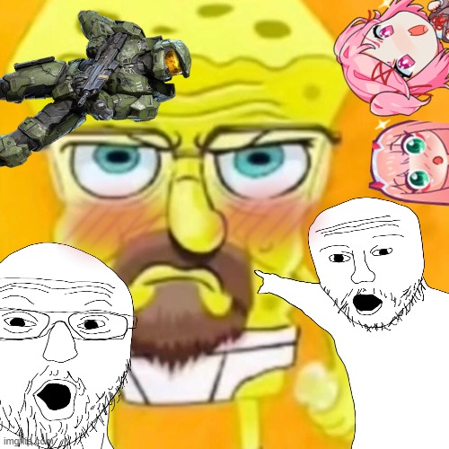 real | image tagged in spongebob,breaking bad,heisenberg,omg,memes,walter white | made w/ Imgflip meme maker