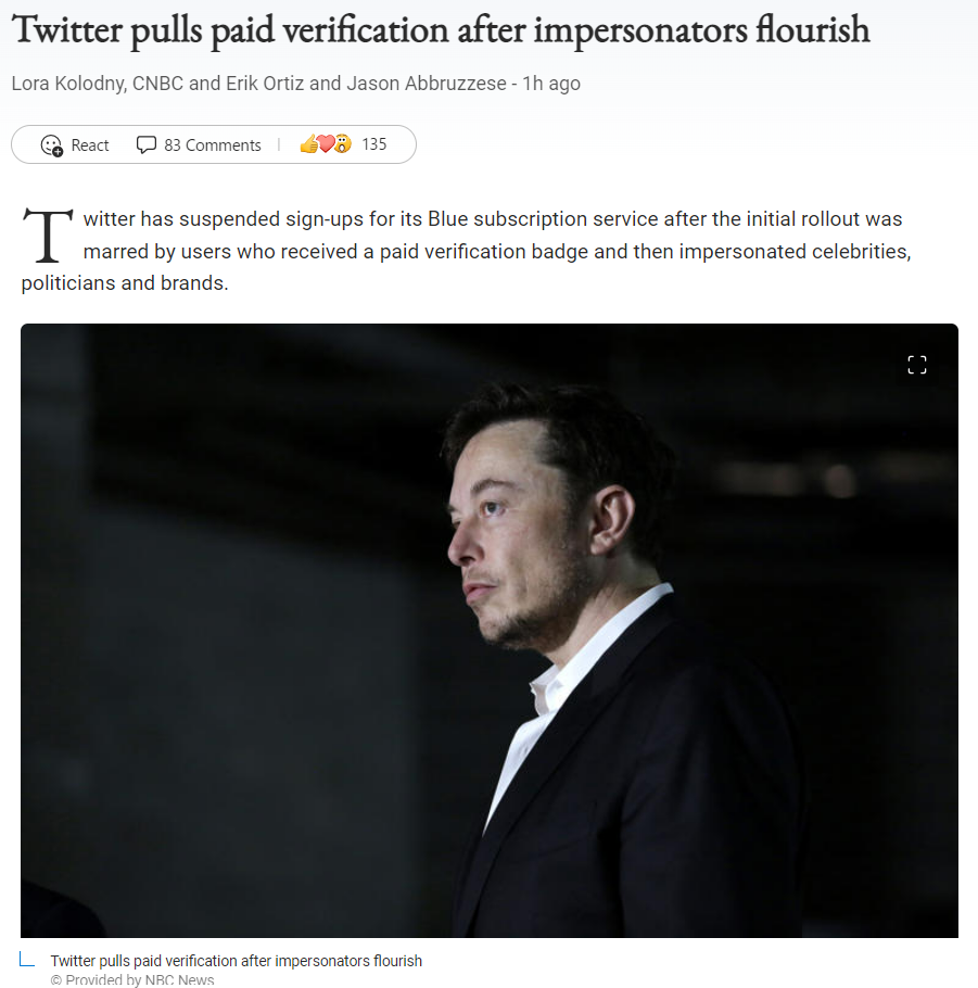 Twitter pulls paid verification Blank Meme Template