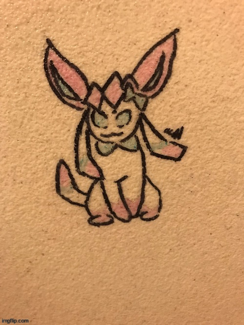 sylceon drawn by acid Blank Meme Template