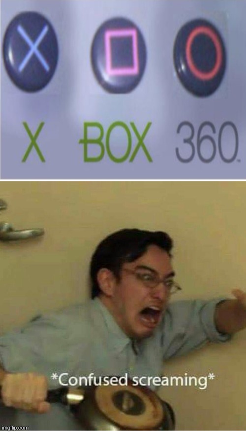 I wonder what the triangle is... | image tagged in confused screaming,wait what,fun,funny,xbox,filthy frank confused scream | made w/ Imgflip meme maker