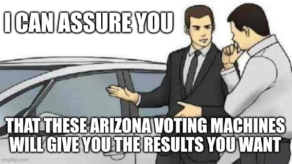 Arizona: Elections Run By Secretary of State Katie Hobbs | image tagged in arizona,secretary of state,katie hobbs,in charge,elections | made w/ Imgflip meme maker