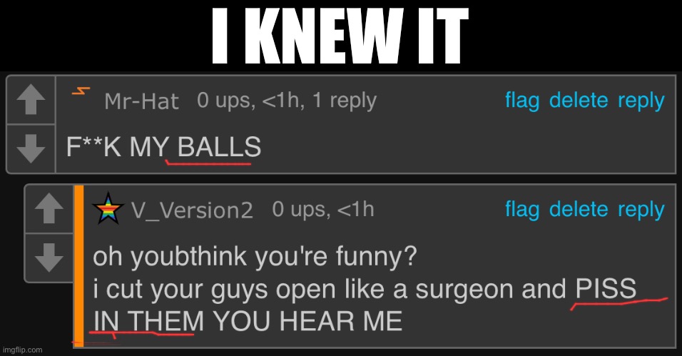 Pee is stored in the balls | I KNEW IT | made w/ Imgflip meme maker
