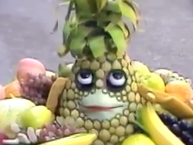 Ananas Fruit Platter Blank Meme Template
