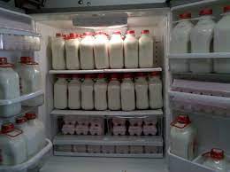 milk fridge Blank Meme Template