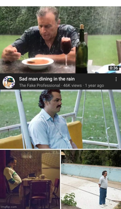 :( | image tagged in memes,sad pablo escobar,fun,youtube,sad,sadness | made w/ Imgflip meme maker