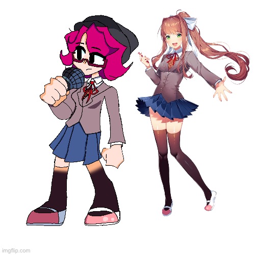Doki Tactical Cupcakes real? Made by me, color based off of Monika <33 | image tagged in the queen herself liked and retweeted it,doki doki literature club,tactical cupcakes,friday night funkin | made w/ Imgflip meme maker