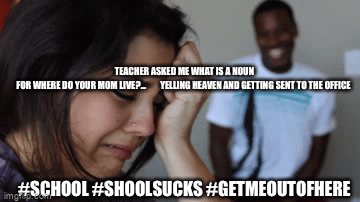 I be like in school - Imgflip