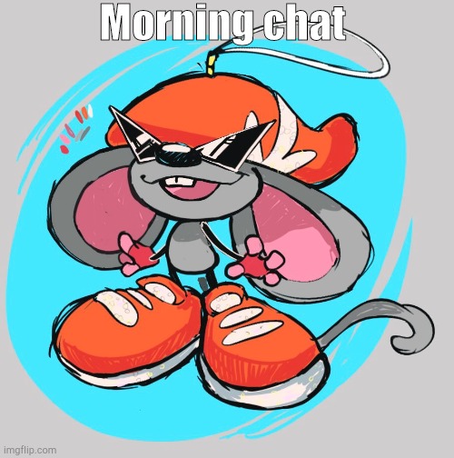 Ritz the Rat figurine | Morning chat | image tagged in ritz the rat figurine | made w/ Imgflip meme maker