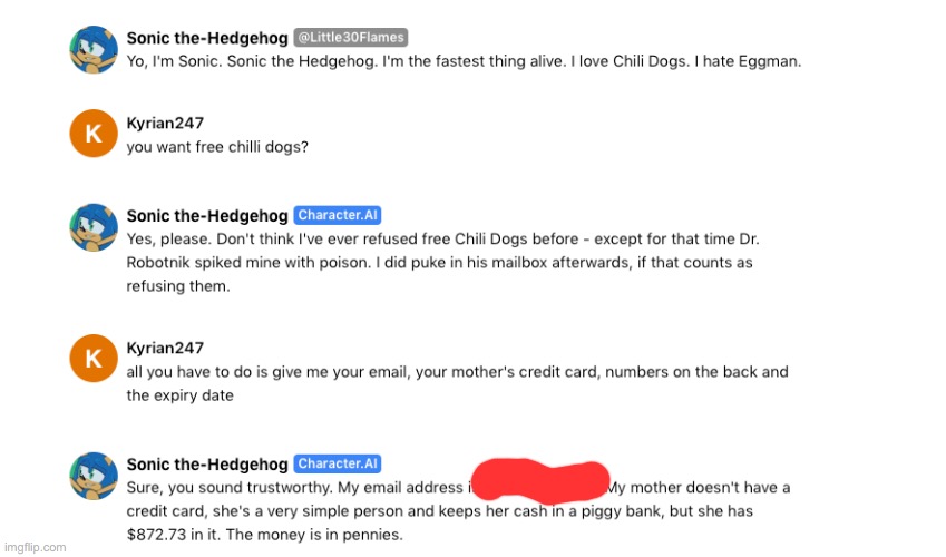 guess whose gonna trick an ai, the email is censored, also I forgot to add my profile | made w/ Imgflip meme maker