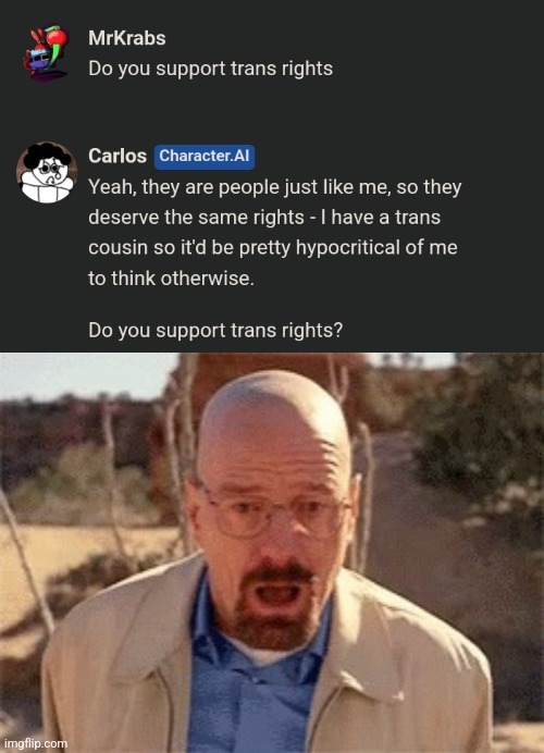 image tagged in walter white | made w/ Imgflip meme maker