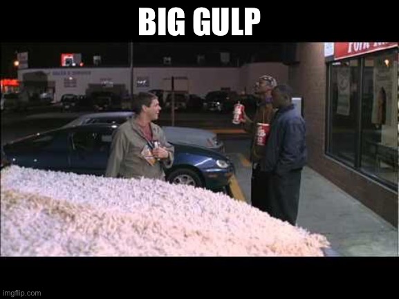 Big Gulp | BIG GULP | image tagged in big gulp | made w/ Imgflip meme maker