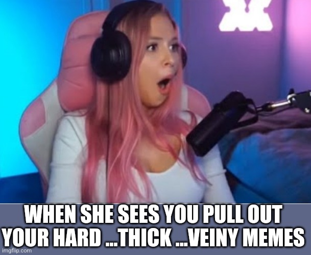 WHEN SHE SEES YOU PULL OUT YOUR HARD ...THICK ...VEINY MEMES | image tagged in funny memes | made w/ Imgflip meme maker