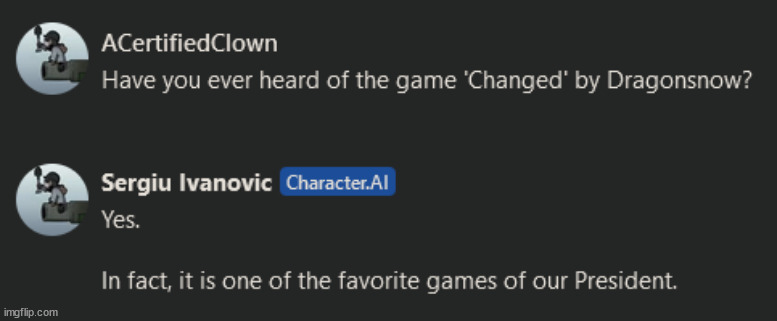 political chatbot fr fr | made w/ Imgflip meme maker