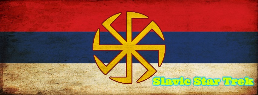 Slavic Flag | Slavic Star Trek | image tagged in slavic flag,slavic star trek,slavic,slm,star trek | made w/ Imgflip meme maker