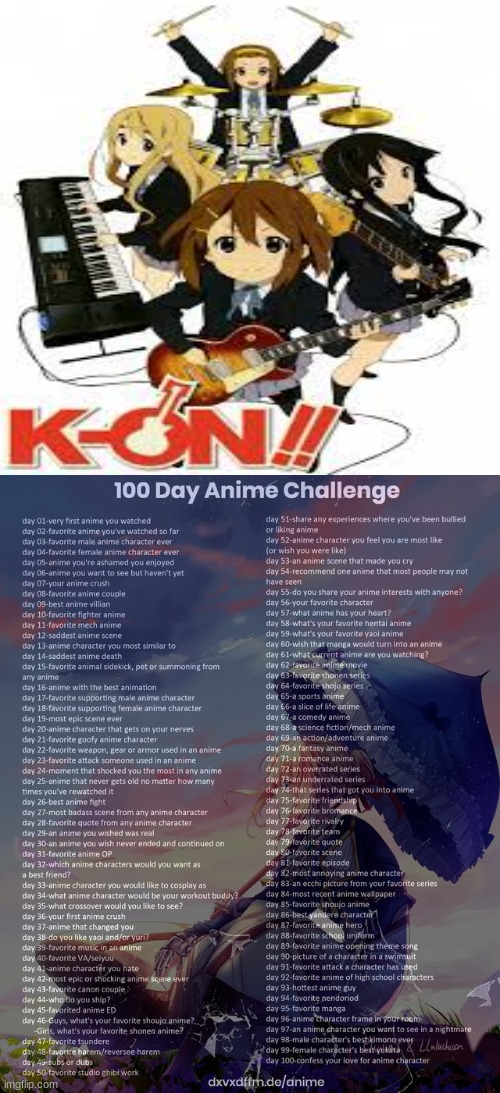 Day 6 | image tagged in 100 day anime challenge | made w/ Imgflip meme maker