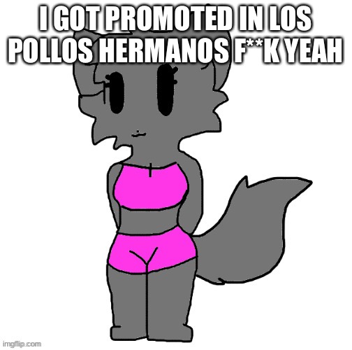 Annabeth full body | I GOT PROMOTED IN LOS POLLOS HERMANOS F**K YEAH | image tagged in female lordreaperus full body | made w/ Imgflip meme maker