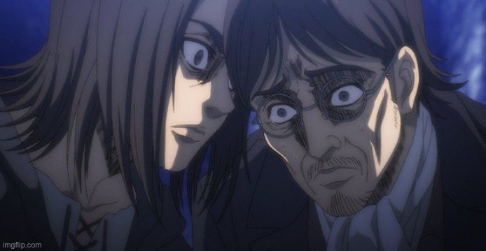 Eren and Grisha | image tagged in eren and grisha | made w/ Imgflip meme maker