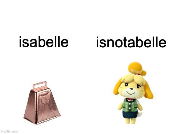 there is a difference Nintendo | isnotabelle; isabelle | image tagged in memes | made w/ Imgflip meme maker