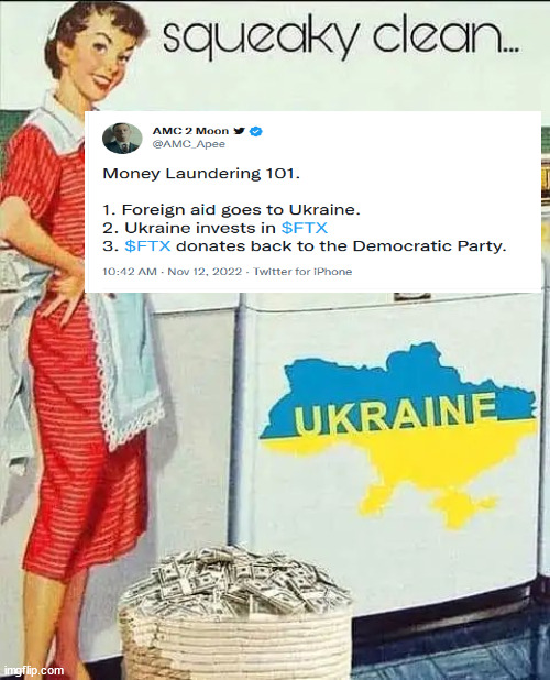 Money laundering 101... | image tagged in democrats,ukraine,corruption | made w/ Imgflip meme maker