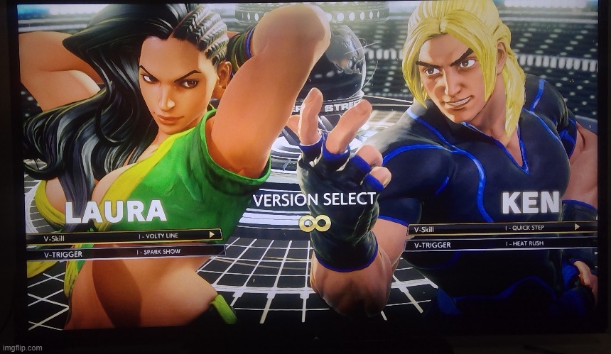 Playin as Laura in SF V | image tagged in street fighter,gaming | made w/ Imgflip meme maker