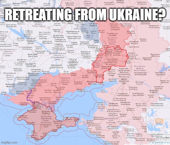 RETREATING FROM UKRAINE? | made w/ Imgflip meme maker