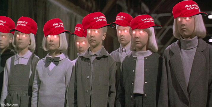 MAGA cult gather for Trumps Nov 14 announcement | image tagged in cult,donald trump,maga,white nationalism,fools | made w/ Imgflip meme maker