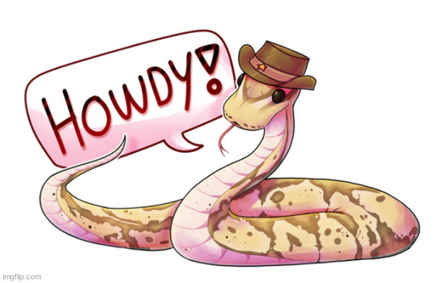 snek with hat | made w/ Imgflip meme maker