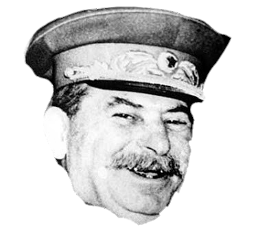 Stalin smile png Blank Meme Template