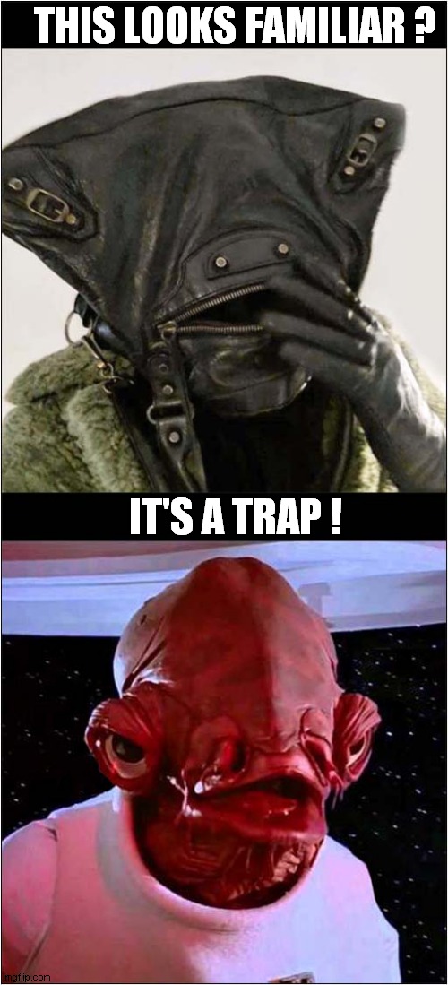 Costume Idea ? | THIS LOOKS FAMILIAR ? IT'S A TRAP ! | image tagged in fun,costume,it's a trap | made w/ Imgflip meme maker